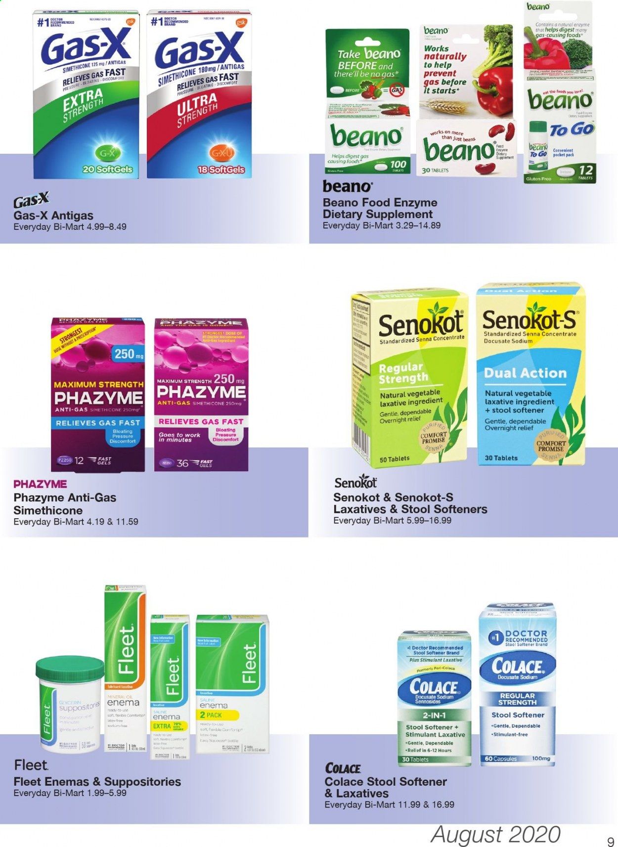 Bi-Mart Weekly Ad August 1 to August 31