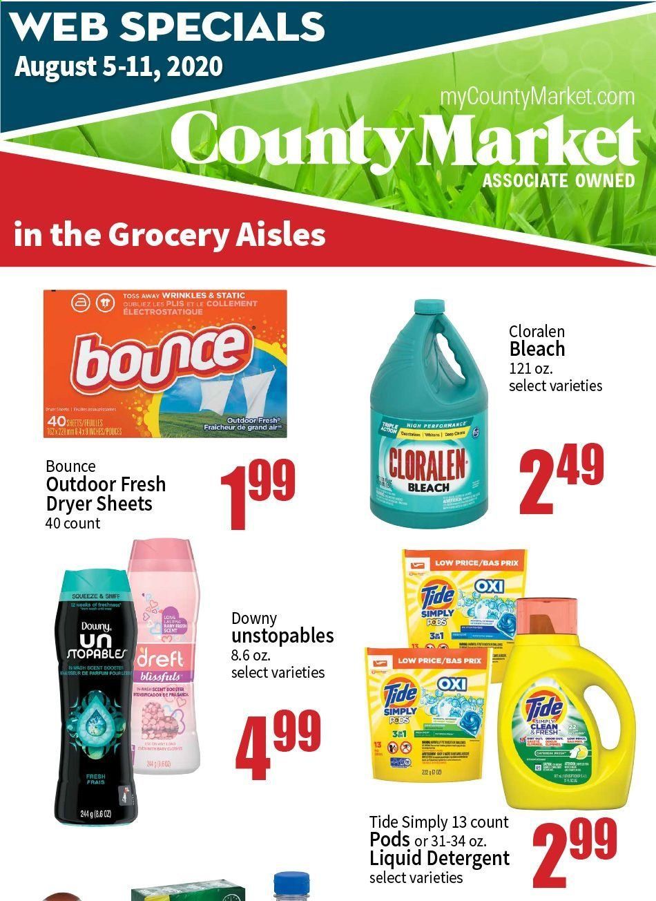 County Market Weekly Ad August 5 to August 11