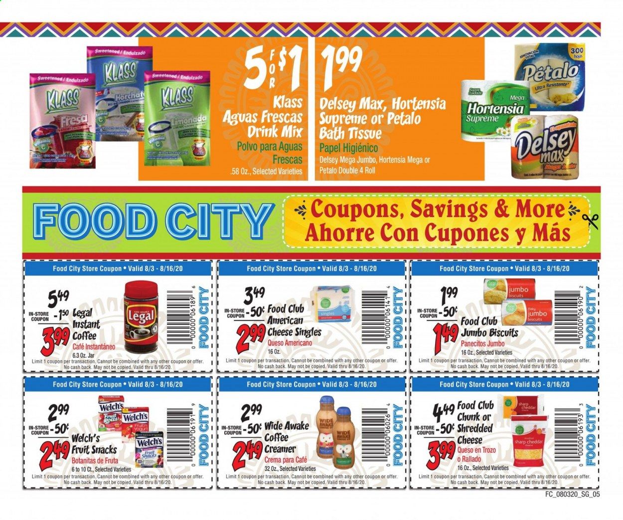 Food City Weekly Ad August 3 to August 16