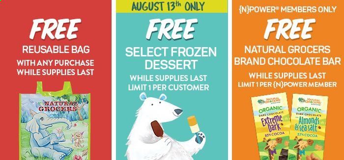 Natural Grocers Weekly Ad August 13 to August 15