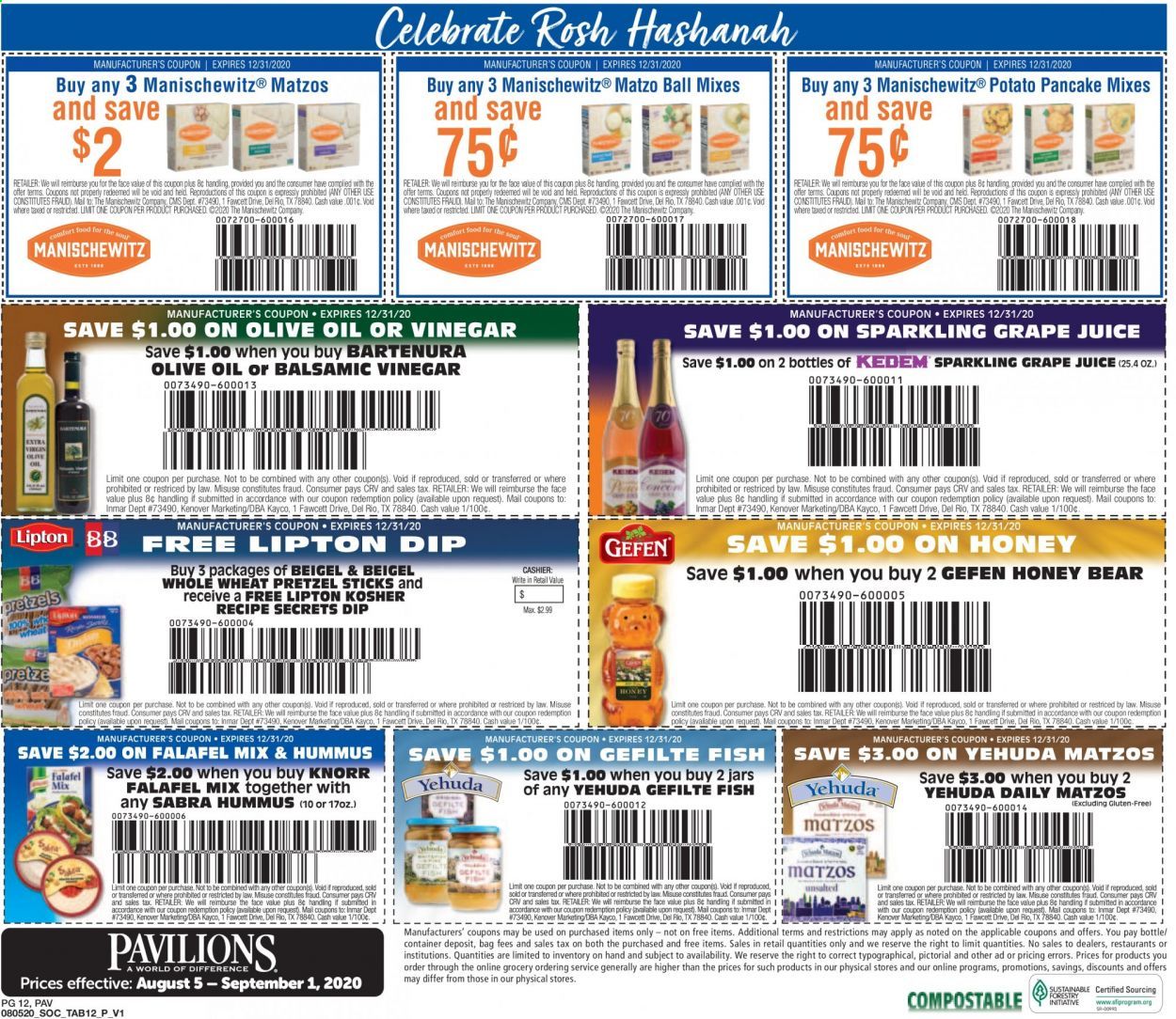 Pavilions Weekly Ad August 5 to September 1