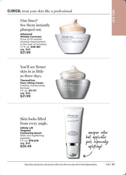 Avon Weekly Ad August 4 to August 17