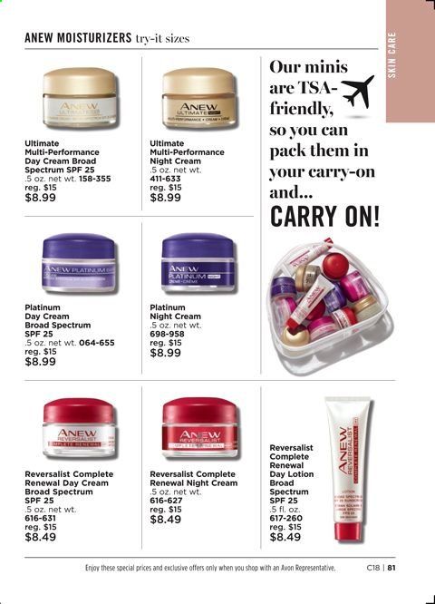 Avon Weekly Ad August 4 to August 17