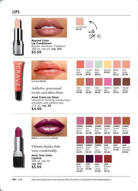Avon Weekly Ad August 4 to August 17