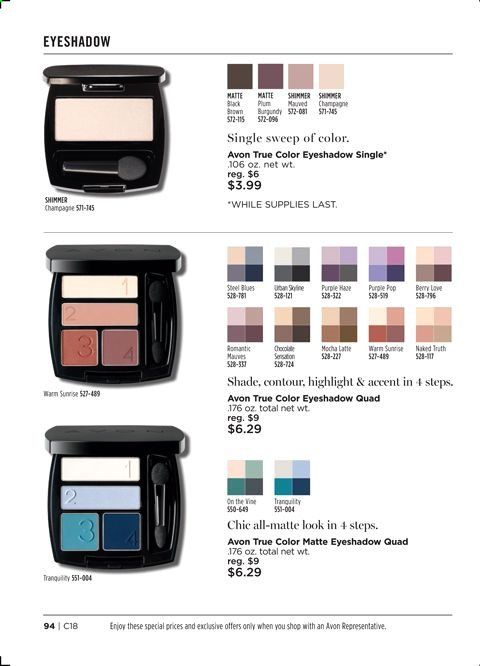 Avon Weekly Ad August 4 to August 17