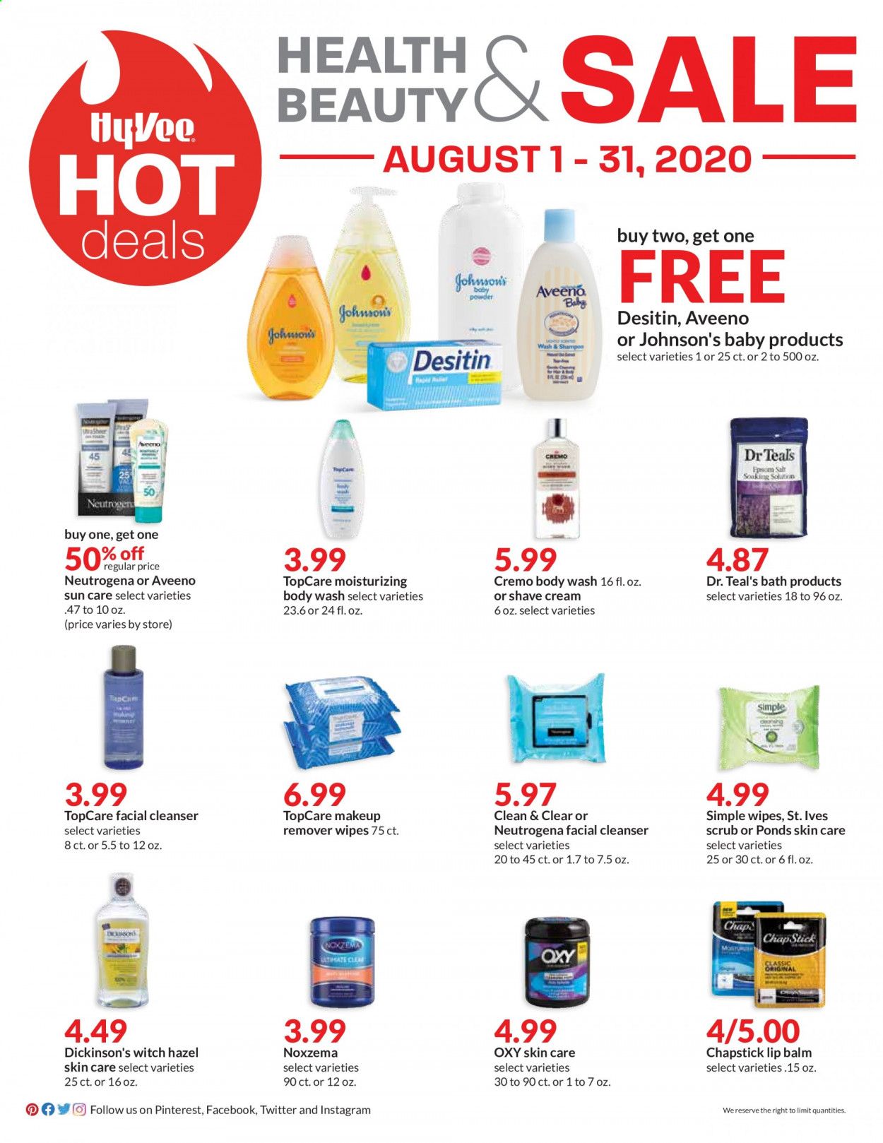 Hy-Vee (IA, IL, KS, MN, MO, NE, SD, WI) Catalog 2020-2021