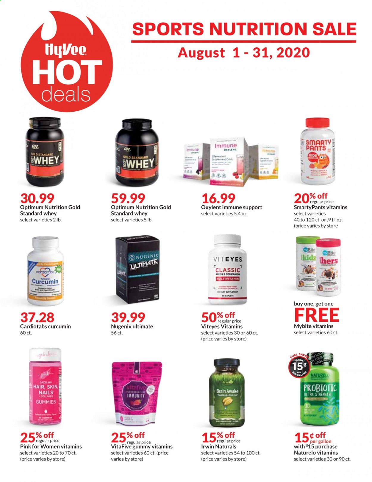 Hy-Vee (IA, IL, KS, MO) Weekly Ad August 1 to August 31