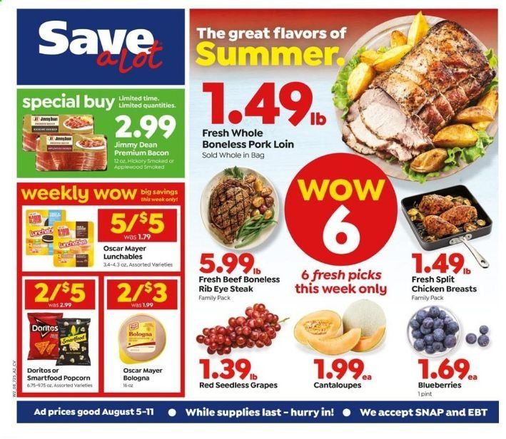 Save a Lot Weekly Ad August 5 to August 11