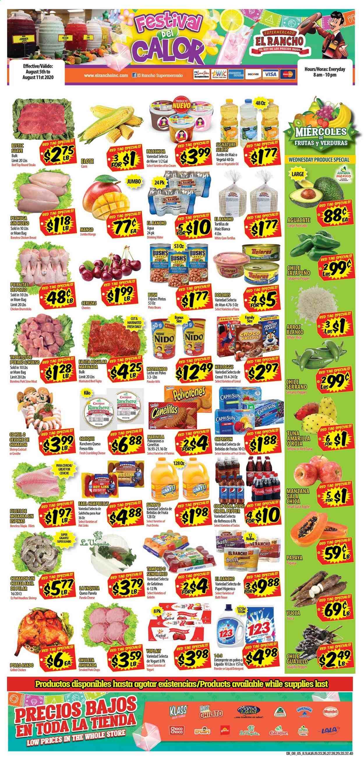 El Rancho Weekly Ad August 5 to August 11