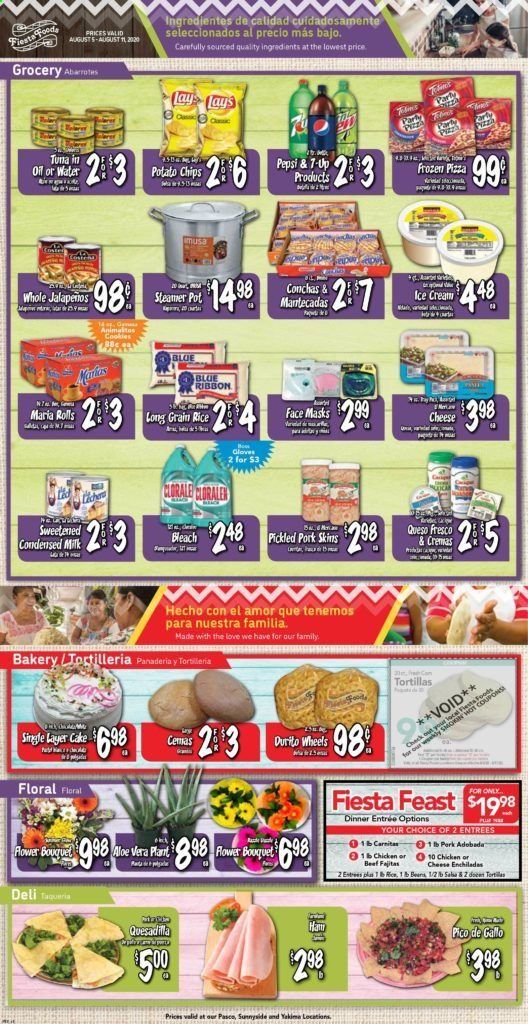 Fiesta Foods SuperMarkets Weekly Ad August 5 to August 11