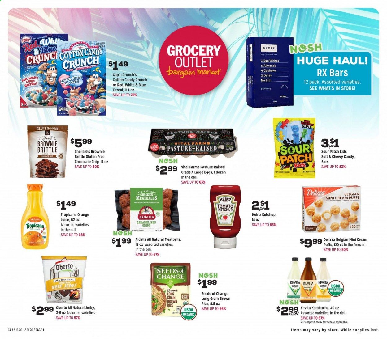 Grocery Outlet Weekly Ad August 5 to August 11