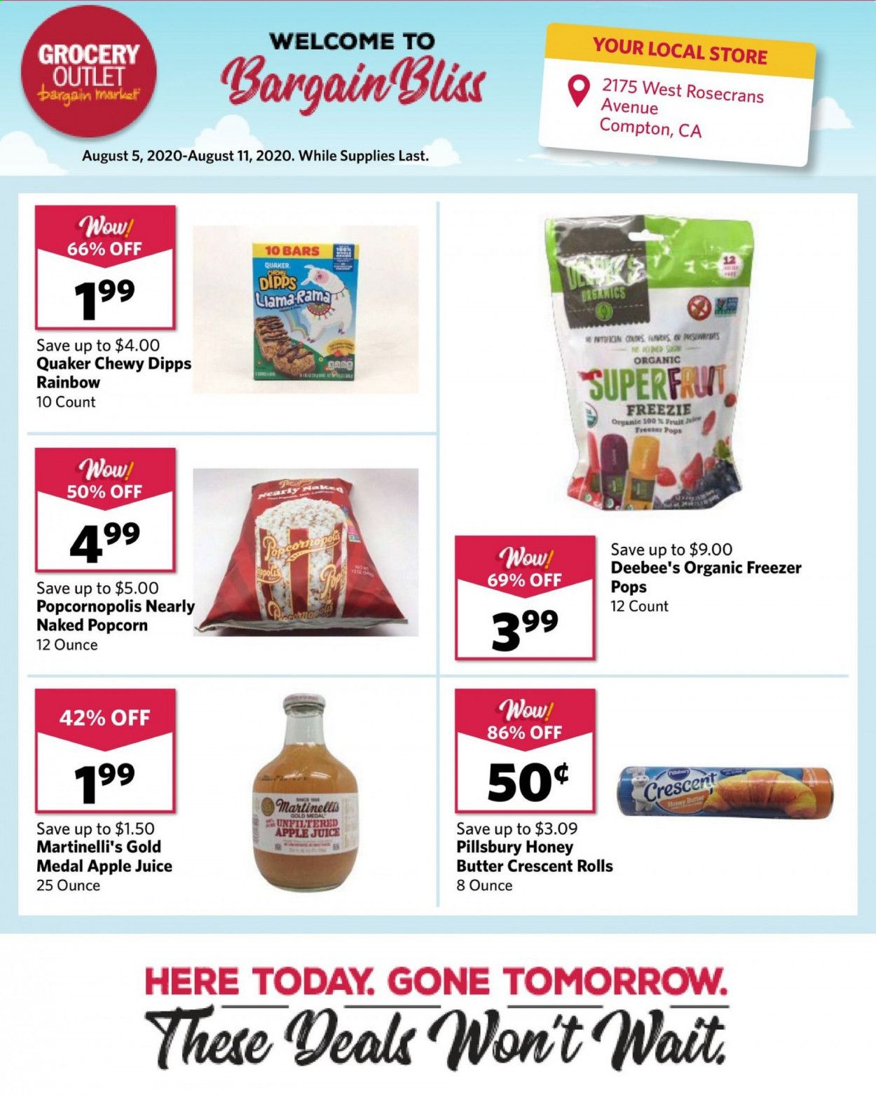 Grocery Outlet Weekly Ad August 5 to August 11