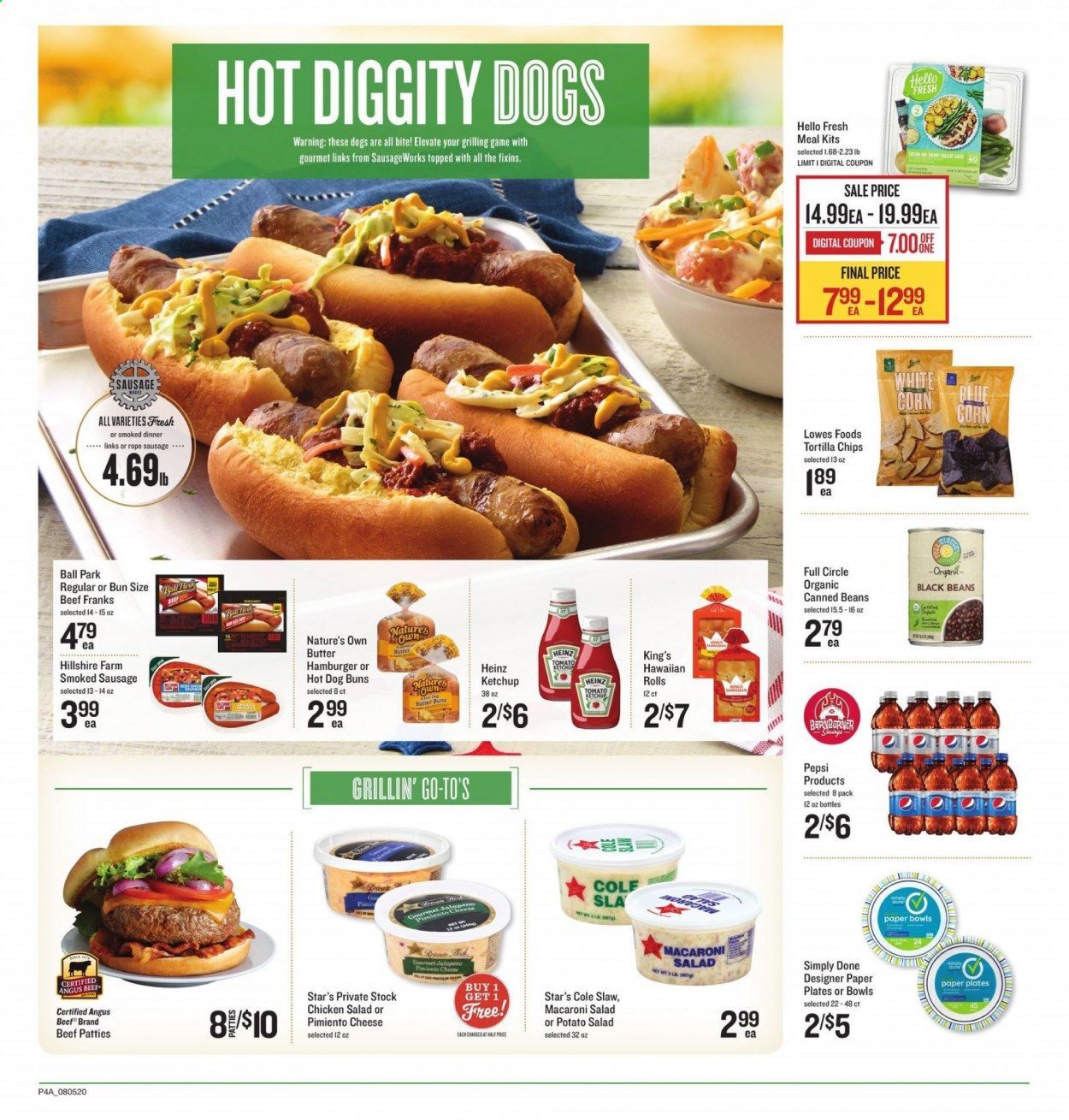 Lowes Foods Weekly Ad August 5 to August 11