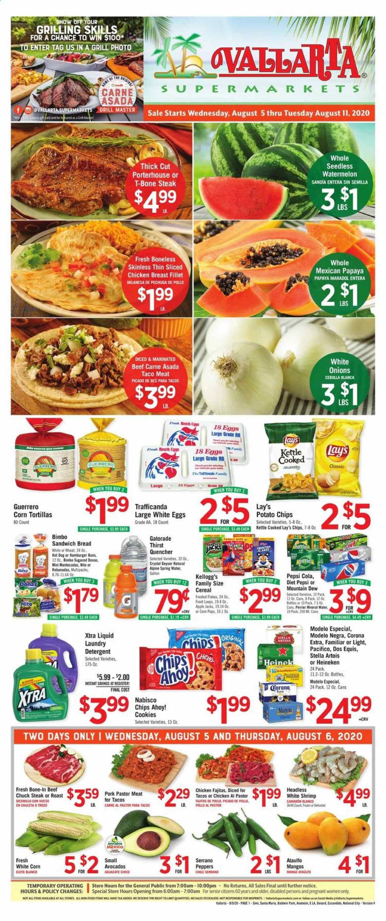 Vallarta Weekly Ad August 5 to August 11