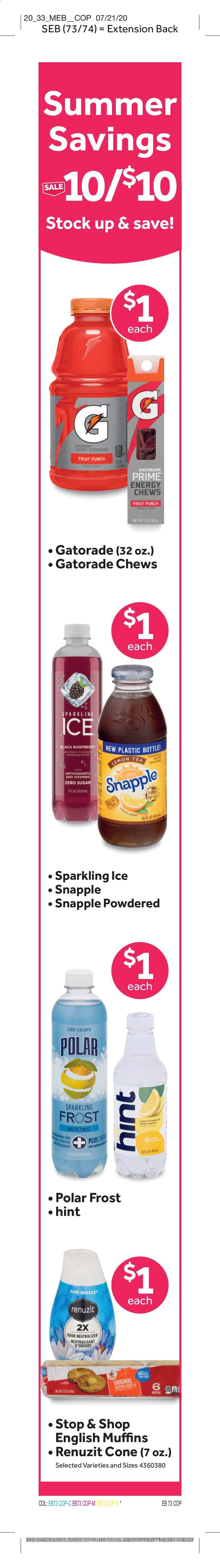 Stop & Shop (NJ) Weekly Ad August 7 to August 13