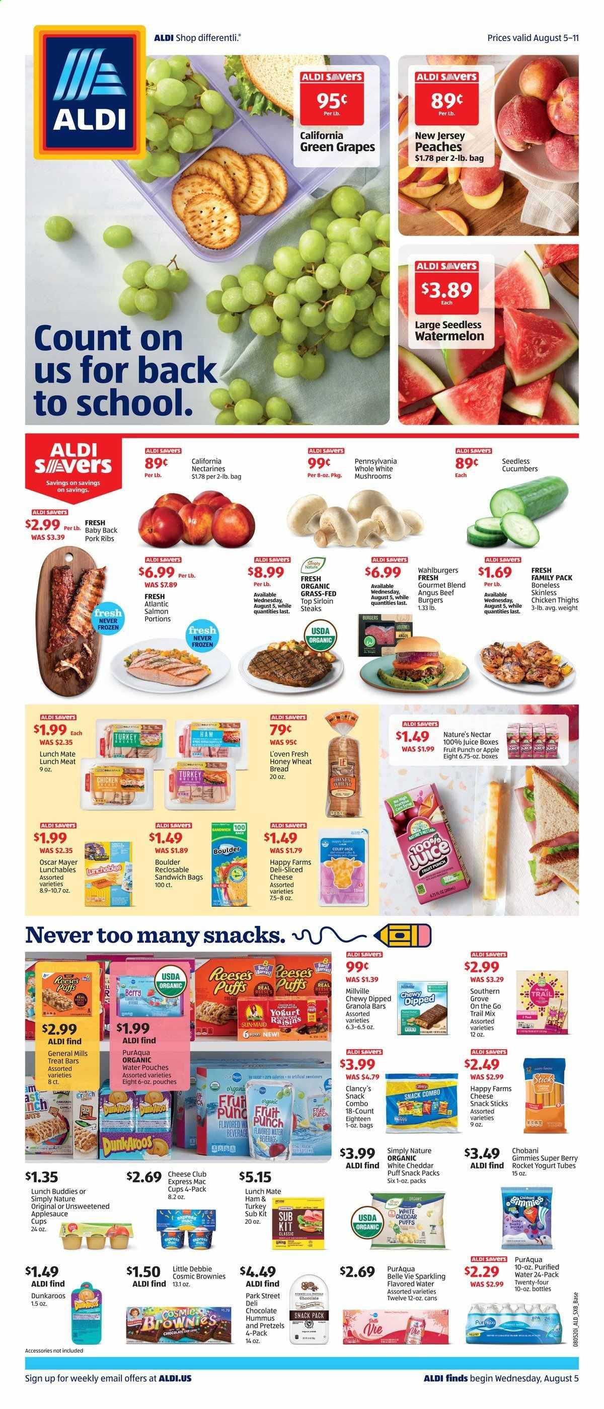 ALDI (NY, OH, PA, TN, WV) Weekly Ad August 5 to August 11