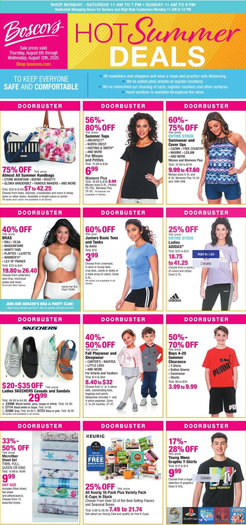 Boscov's Weekly Ad August 6 to August 12