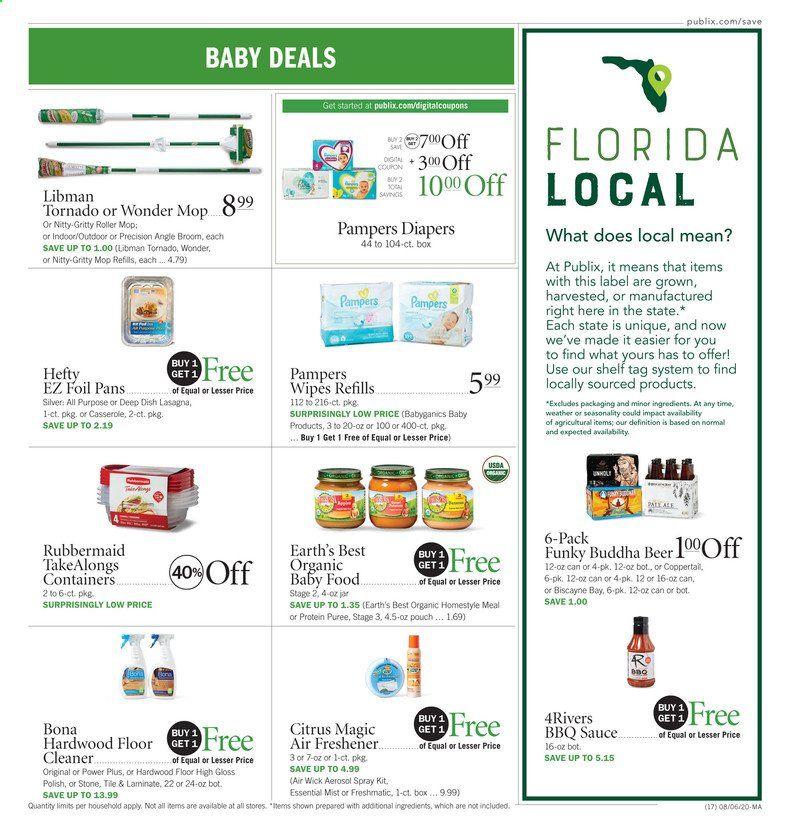 Publix Weekly Ad August 6 to August 12