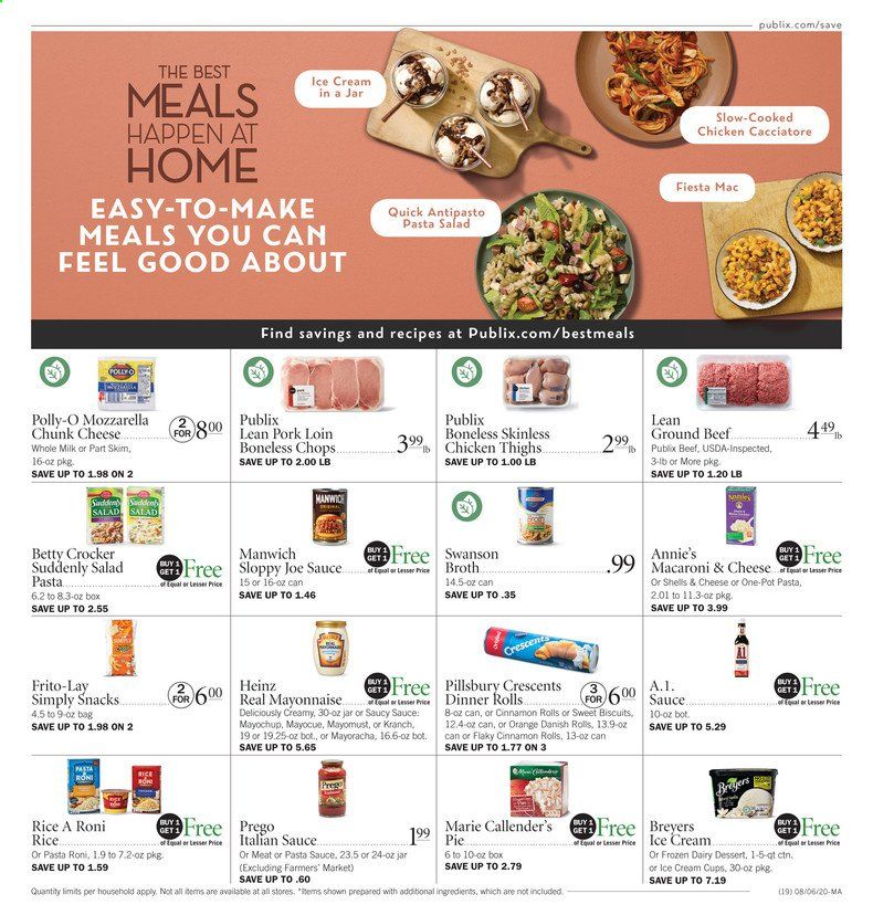 Publix Weekly Ad August 6 to August 12