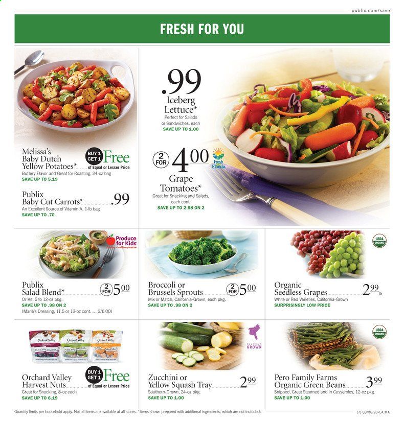 Publix Weekly Ad August 6 to August 12