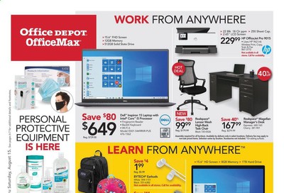 Office DEPOT Weekly Ad August 9 to August 15