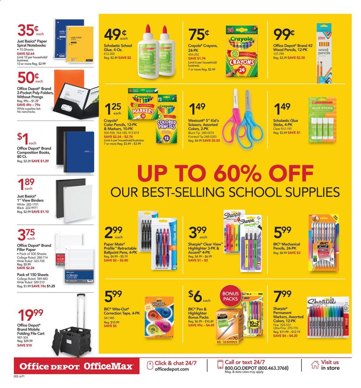Office DEPOT Weekly Ad August 9 to August 15