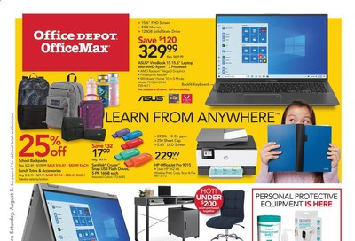 Office DEPOT Weekly Ad August 2 to August 8