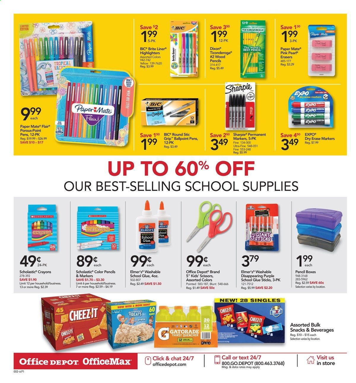 Office DEPOT Weekly Ad August 2 to August 8