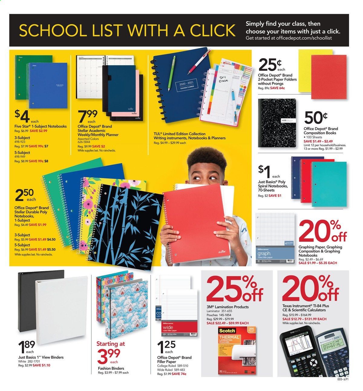 Office DEPOT Weekly Ad August 2 to August 8