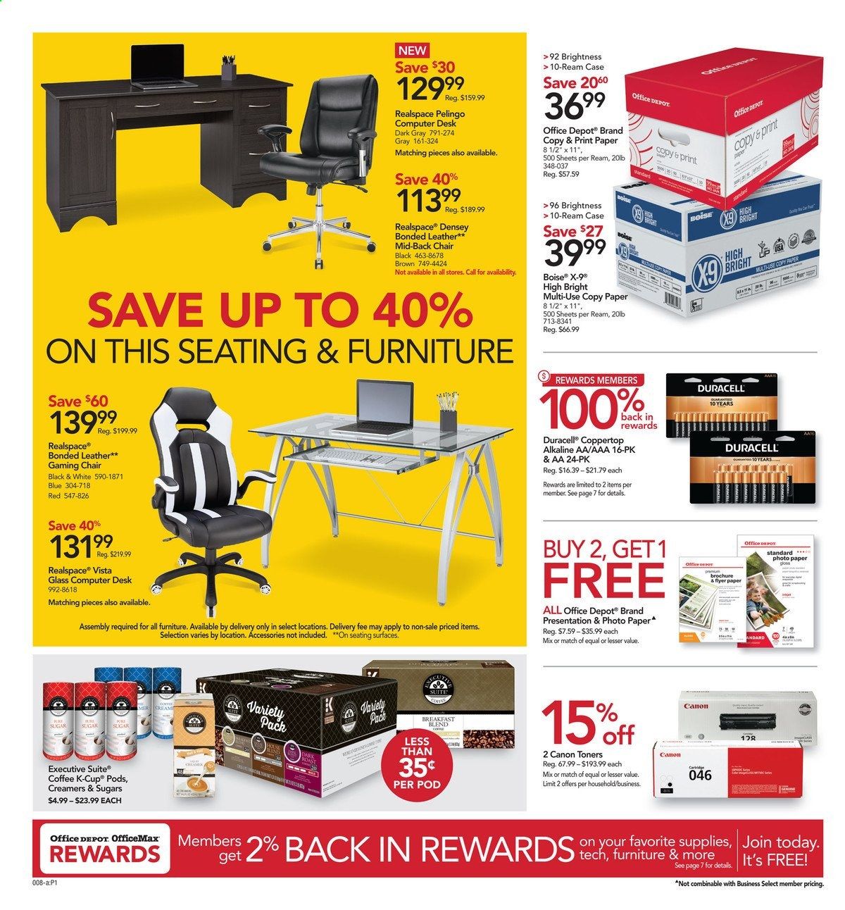 Office DEPOT Weekly Ad August 2 to August 8