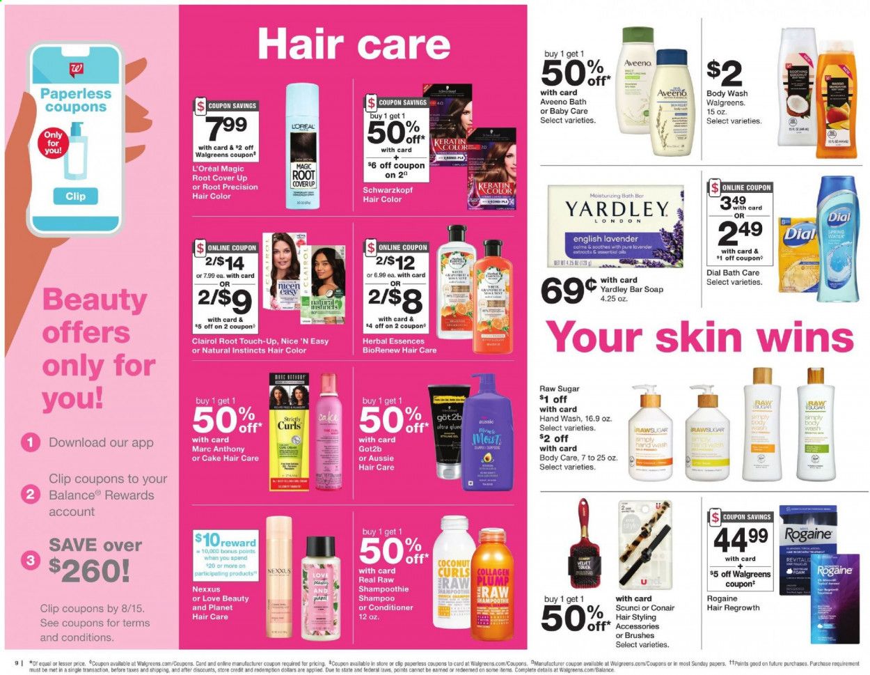 Walgreens Weekly Ad August 9 to August 15