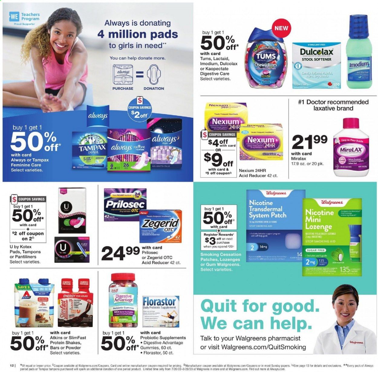 Walgreens Weekly Ad August 9 to August 15