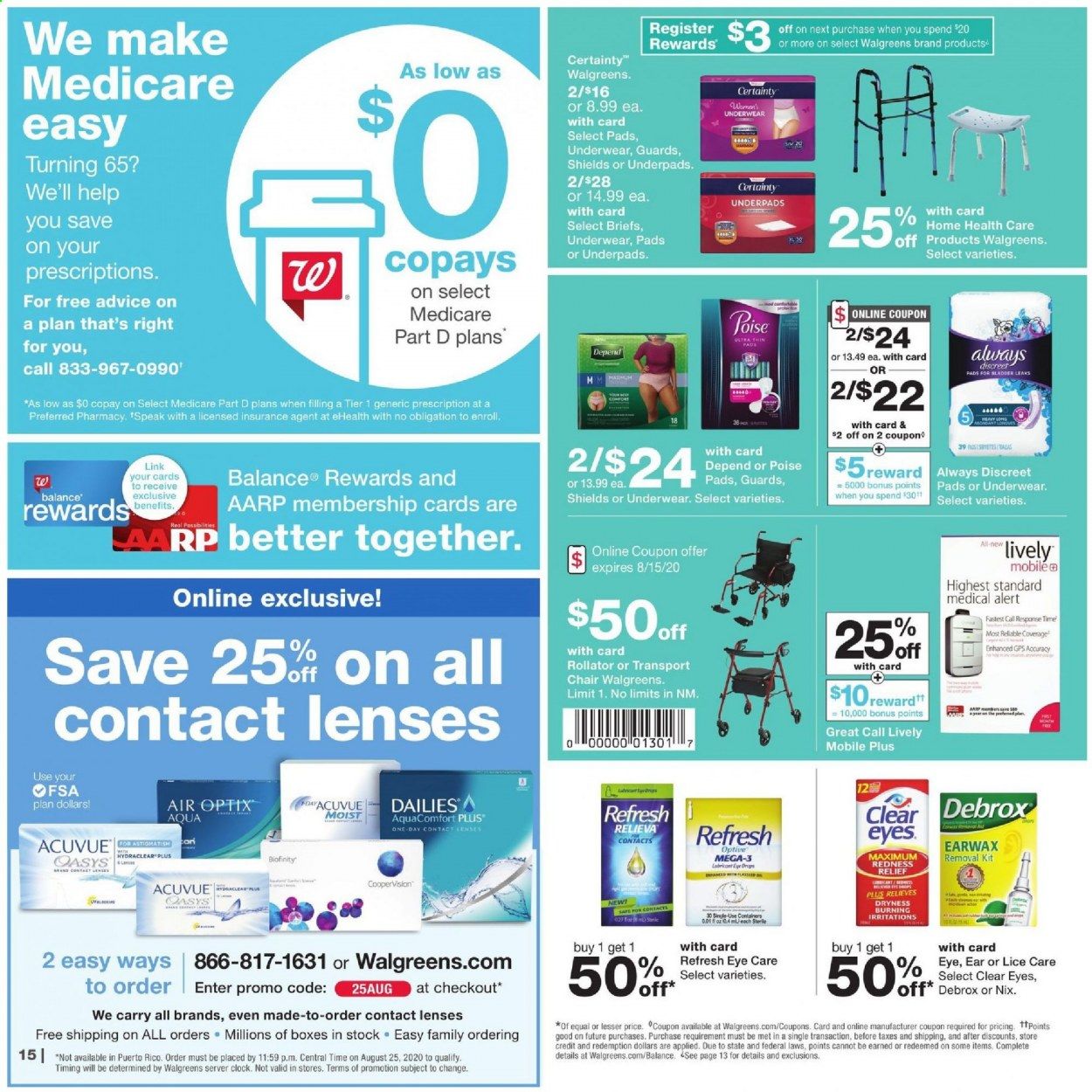 Walgreens Weekly Ad August 9 to August 15