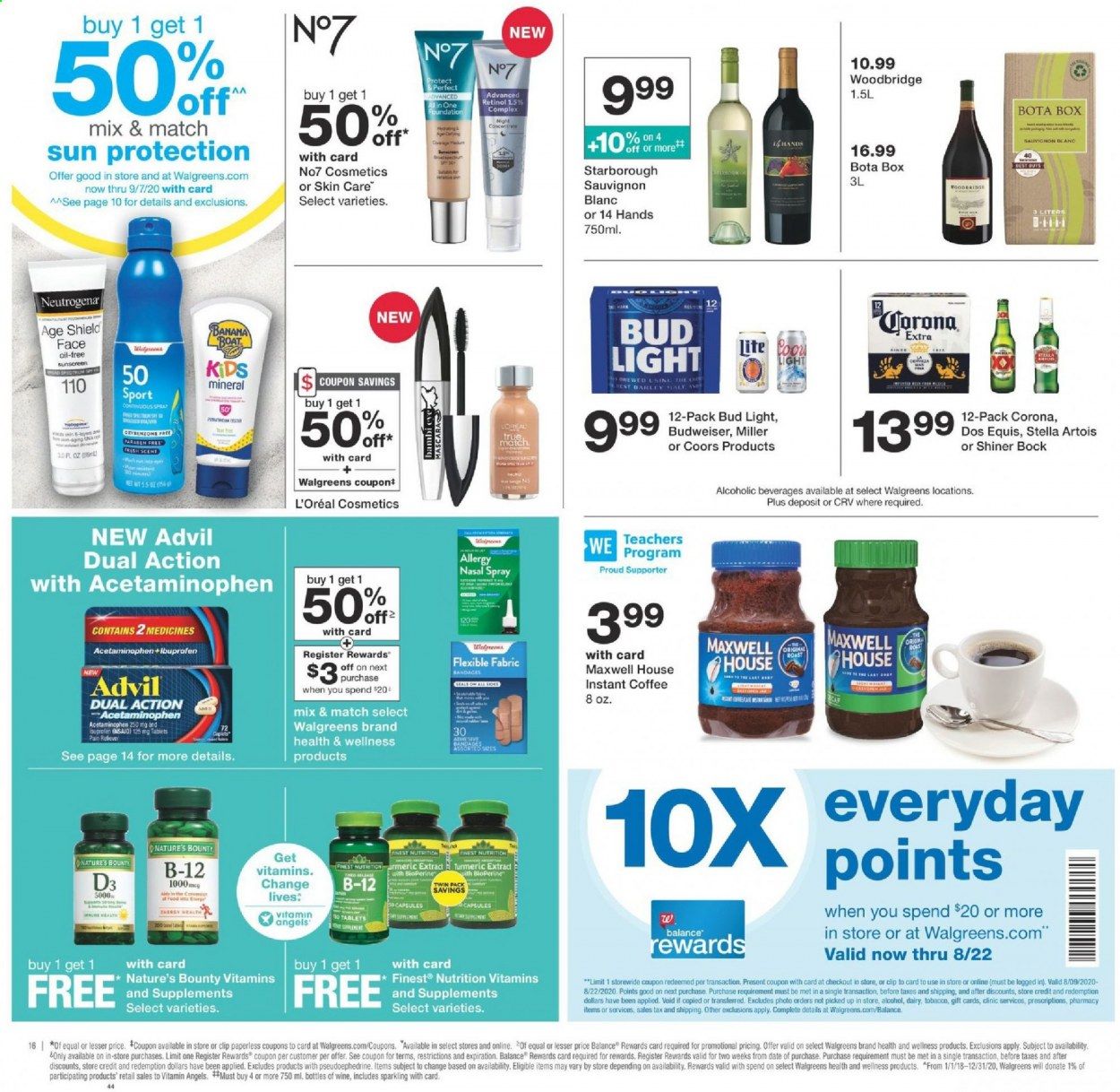 Walgreens Weekly Ad August 9 to August 15