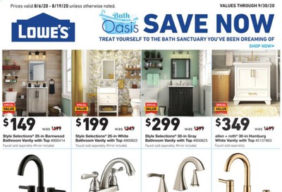 Lowe's Weekly Ad August 6 to August 19