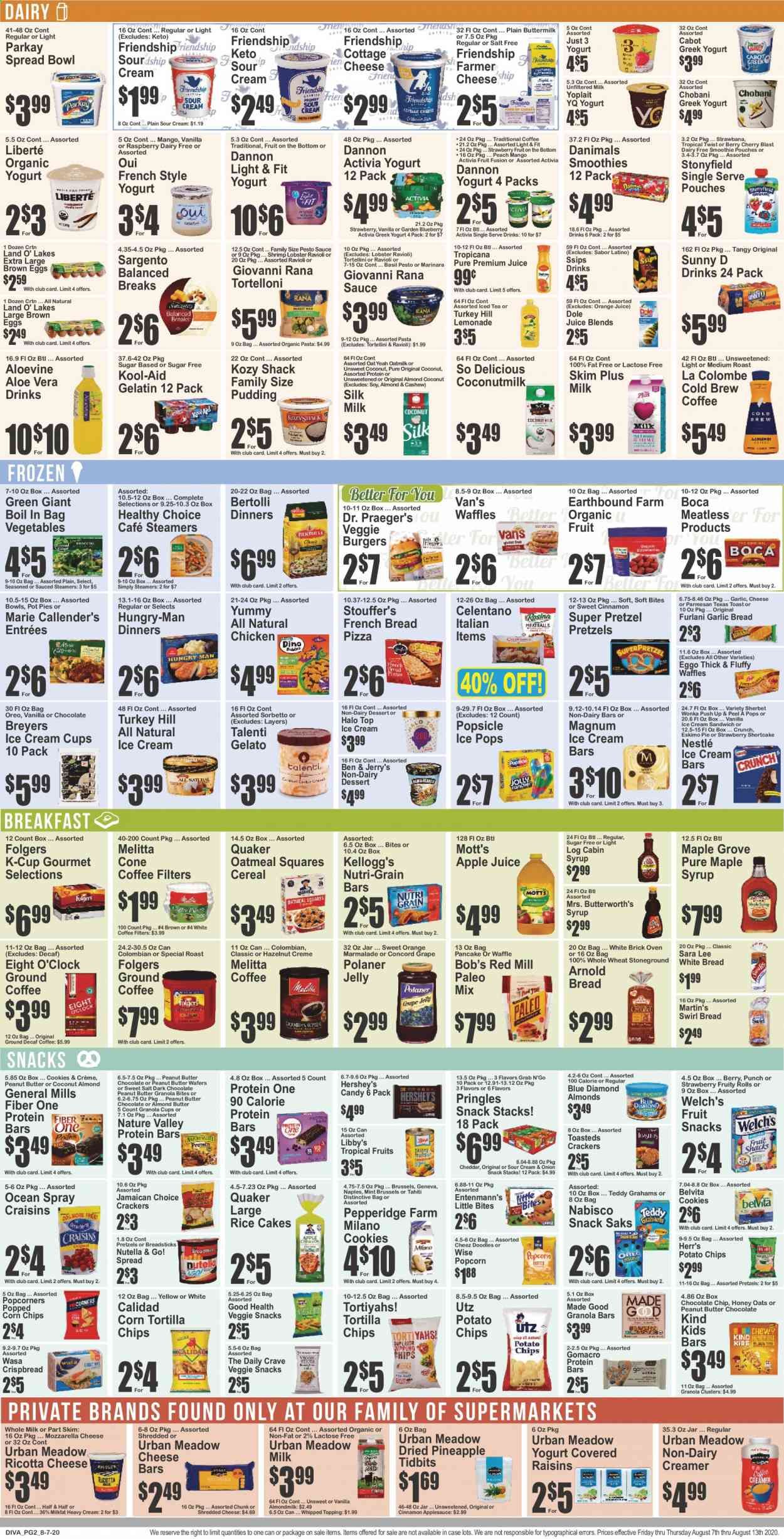 Key Food (NY) Weekly Ad August 7 to August 13