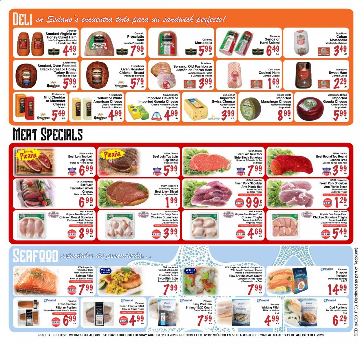 Sedano's Weekly Ad August 5 to August 11