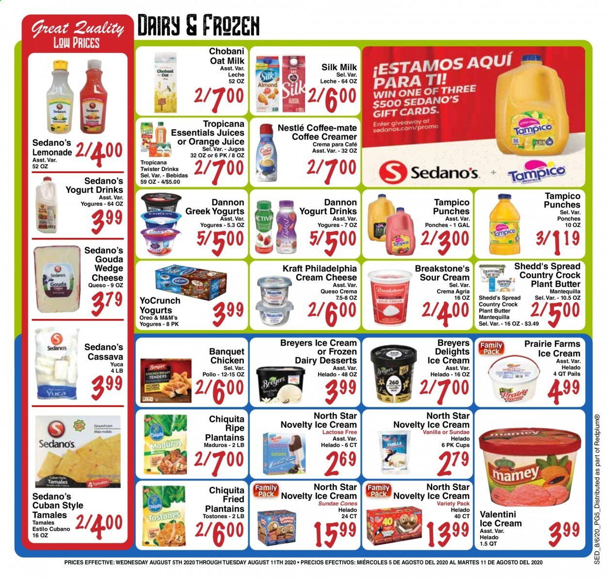 Sedano's Weekly Ad August 5 to August 11
