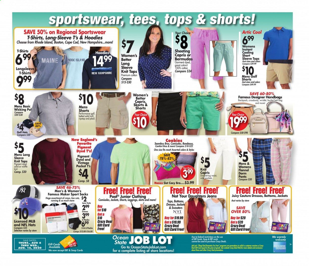 Ocean State Job Lot Weekly Ad August 6 to August 12