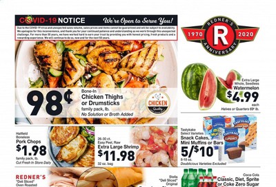 Redner's Markets Weekly Ad August 6 to August 12