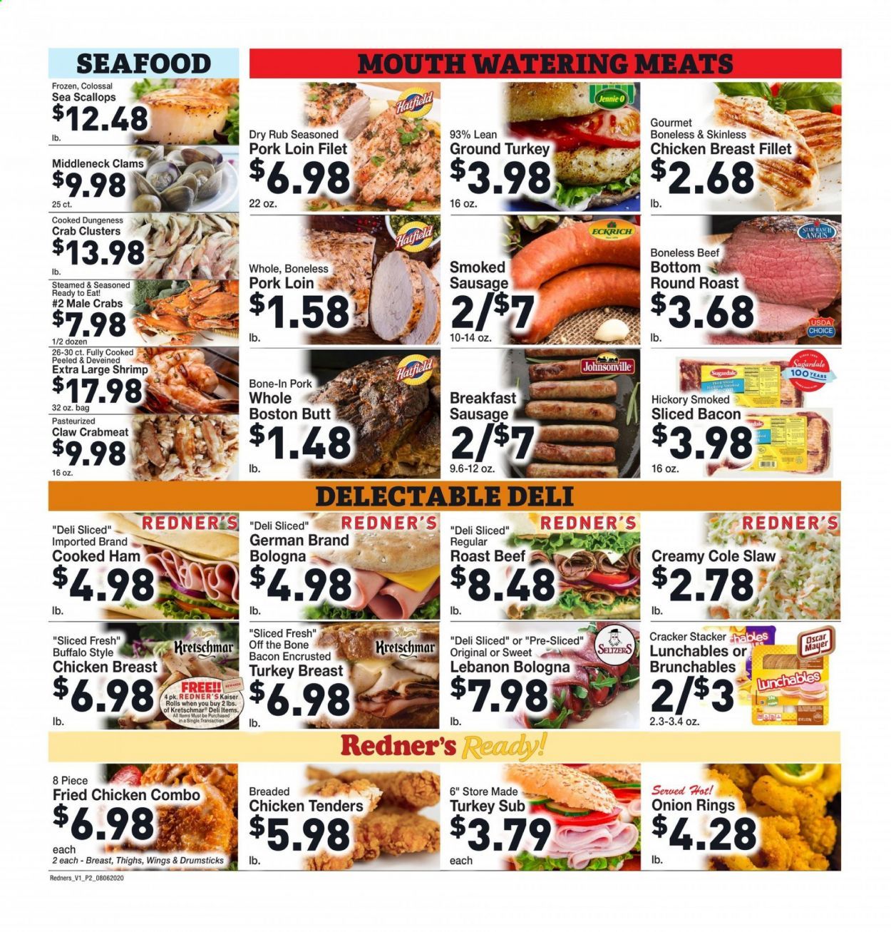Redner's Markets Weekly Ad August 6 to August 12