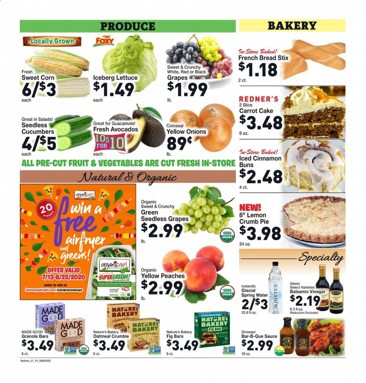 Redner's Markets Weekly Ad August 6 to August 12