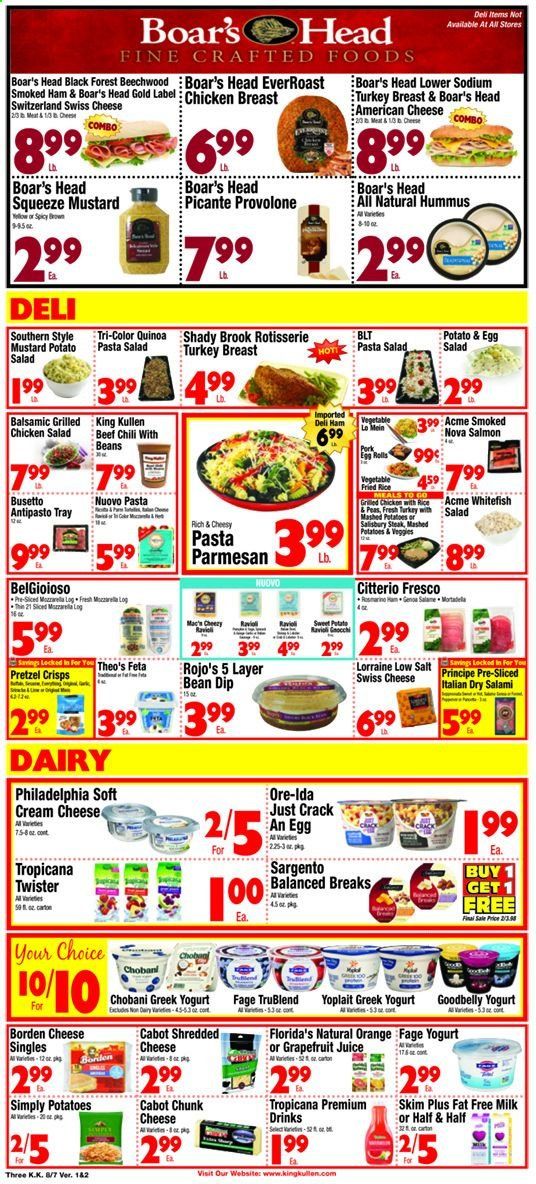 King Kullen Weekly Ad August 7 to August 13