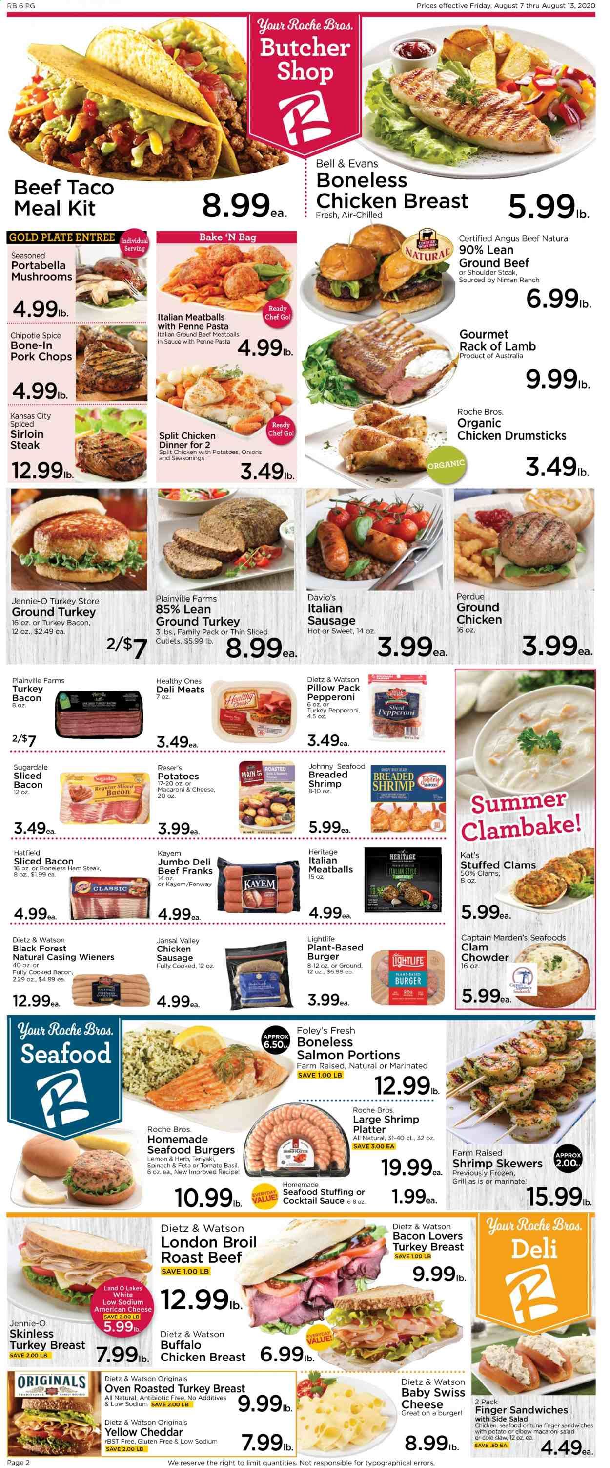 Roche Bros. Weekly Ad August 7 to August 13