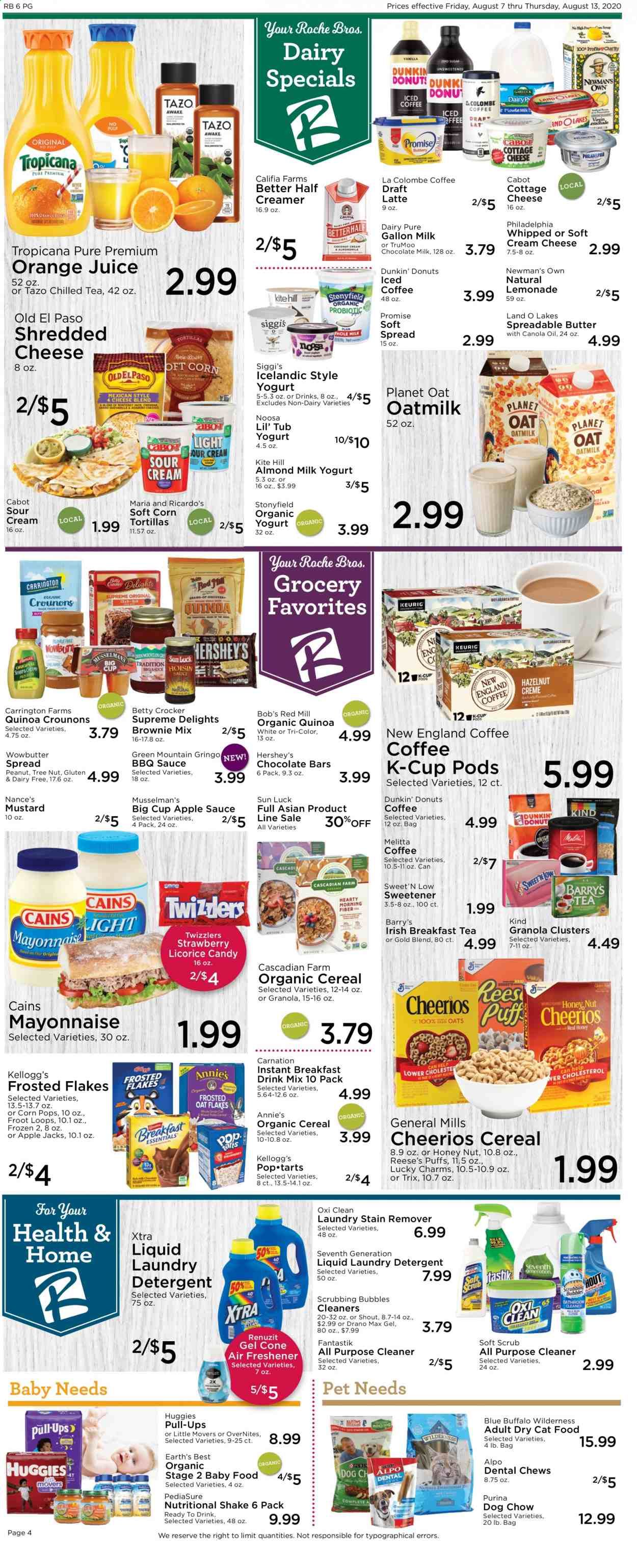 Roche Bros. Weekly Ad August 7 to August 13