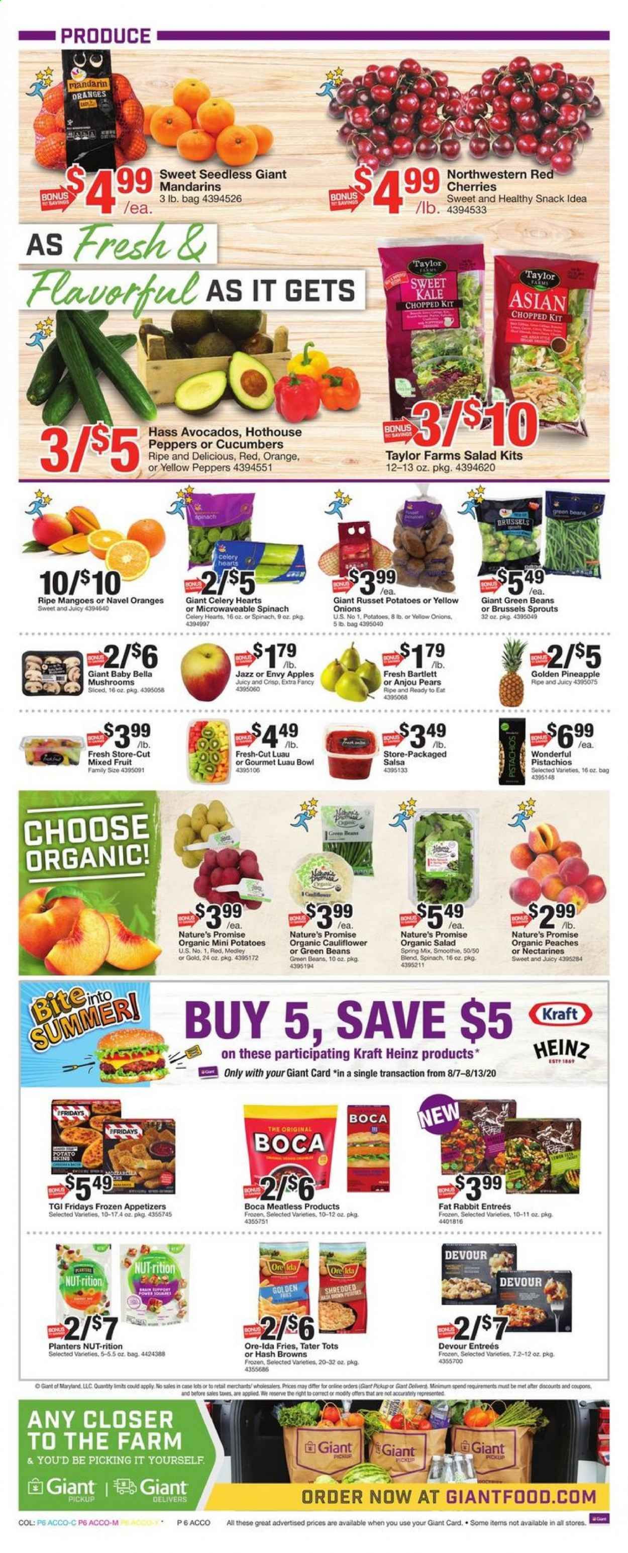 Giant Food Weekly Ad August 7 to August 13