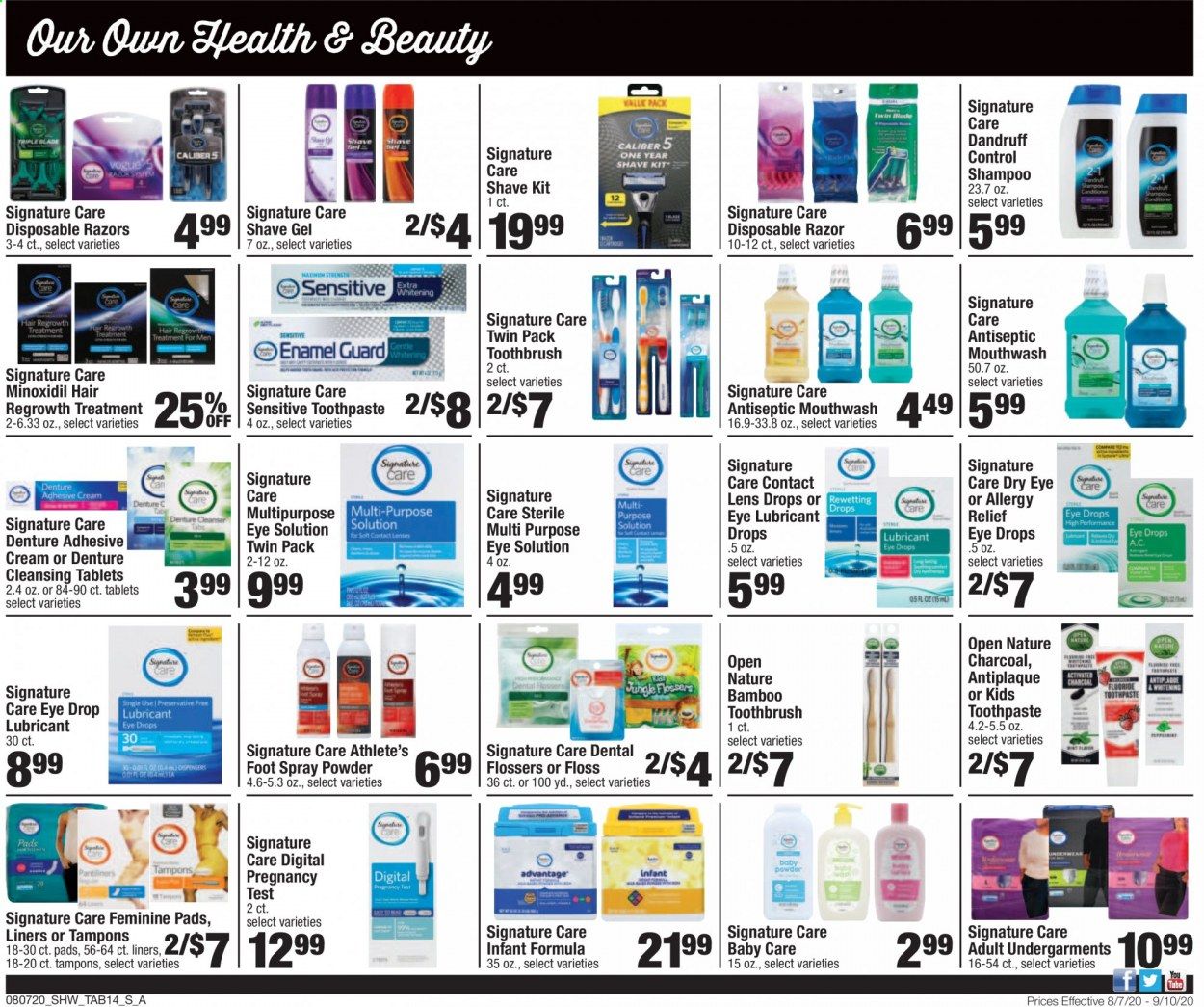 Shaw’s Weekly Ad August 7 to September 10