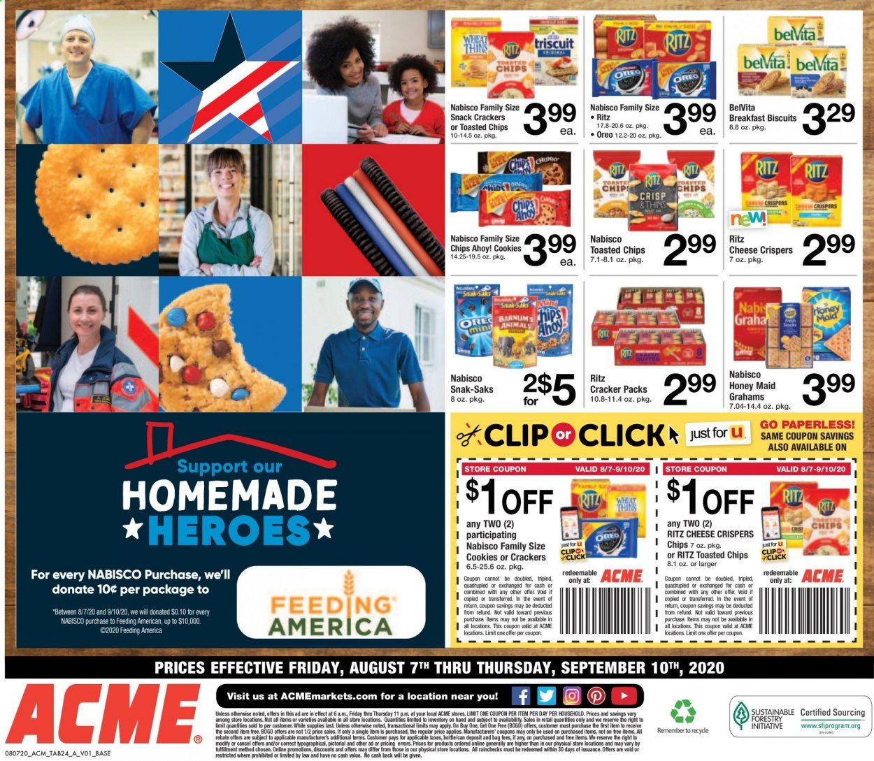 ACME Weekly Ad August 7 to September 10