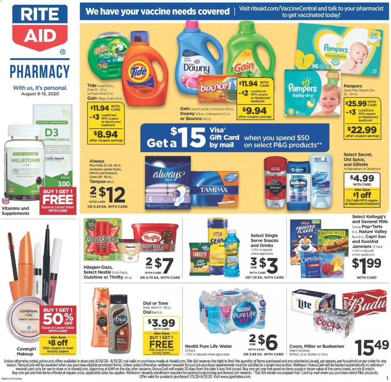 RITE AID Weekly Ad August 9 to August 15