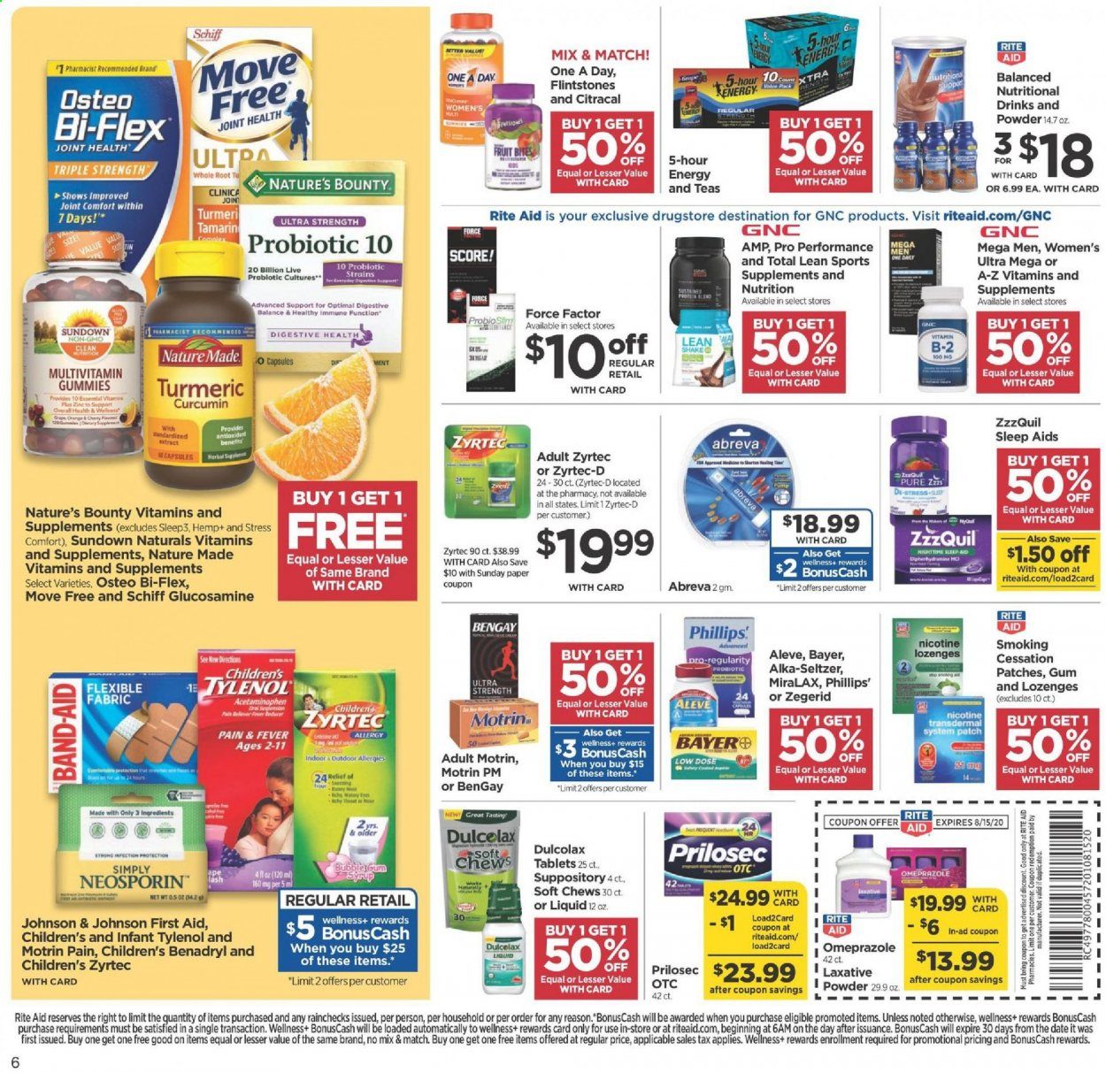 RITE AID Weekly Ad August 9 to August 15